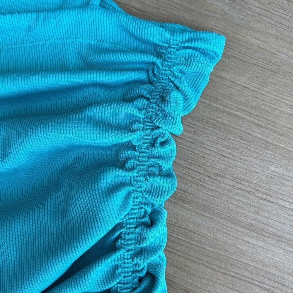 Free People On Your Side Bodysuit Size Small Corsica Coast Blue - Picture 5 of 11